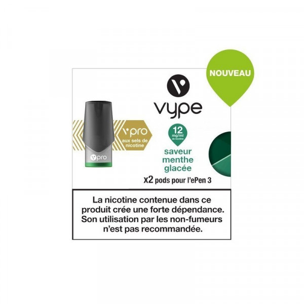 CARTOUCHE EPEN 3 SAVEUR MENTHE GLACEE - VYPE/VUSE