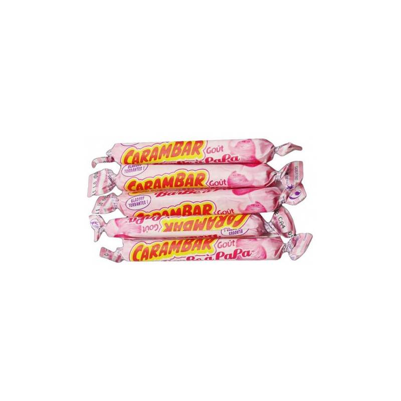 LOT DE 5 CARAMBAR - CARAMEL OU BARBE A PAPA
