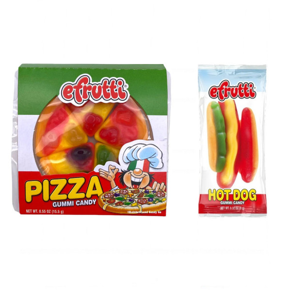 GUMMI CANDY PIZZA / HOT DOG - EFRUTTI